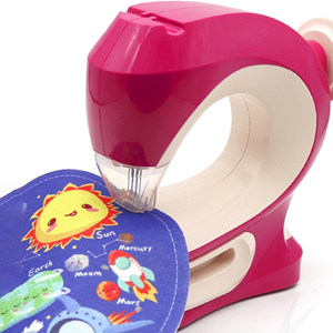 چرخ خیاطی کودک همراه با نخ کاموا Kids Sewing Machines_اسباب بازی لوازم خانگی